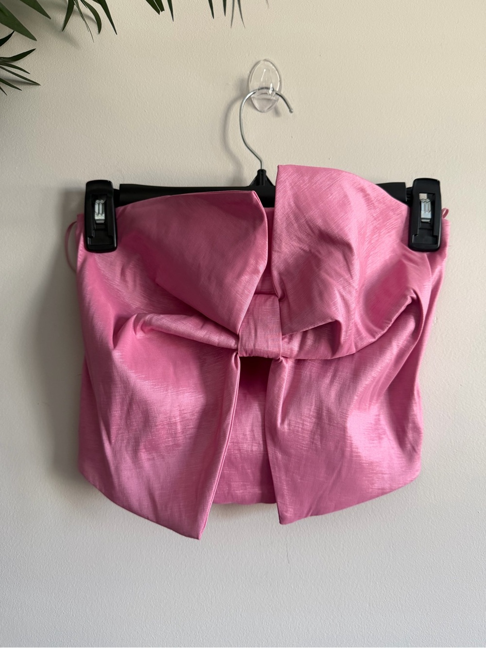 Bow-Front Mini top in Pink